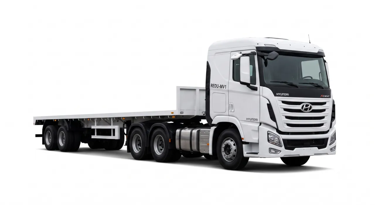 Hyundai Xcient P440 + Rampla